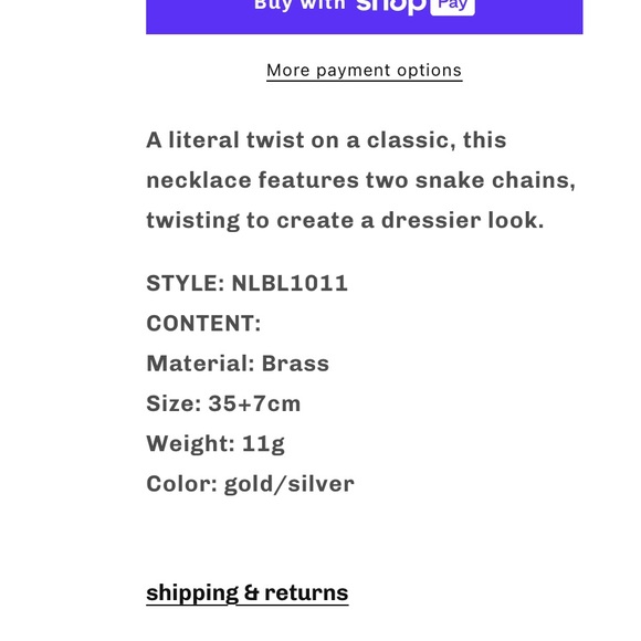 NEW! Lucca Couture braided necklace - Picture 5 of 5